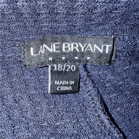 Lane Bryant Navy Blue Women's Top Size 18/20 - Picture 5 of 5